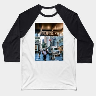 Times Square, Manhattan, New York City Baseball T-Shirt